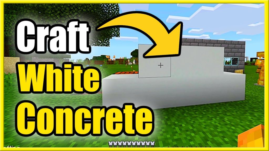 white concrete in Minecraft