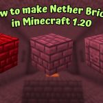 Minecraft Nether Brick Recipe