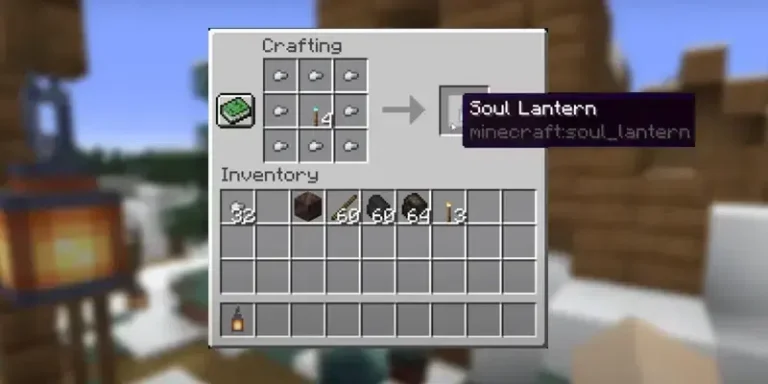 Minecraft Soul Torch Recipe